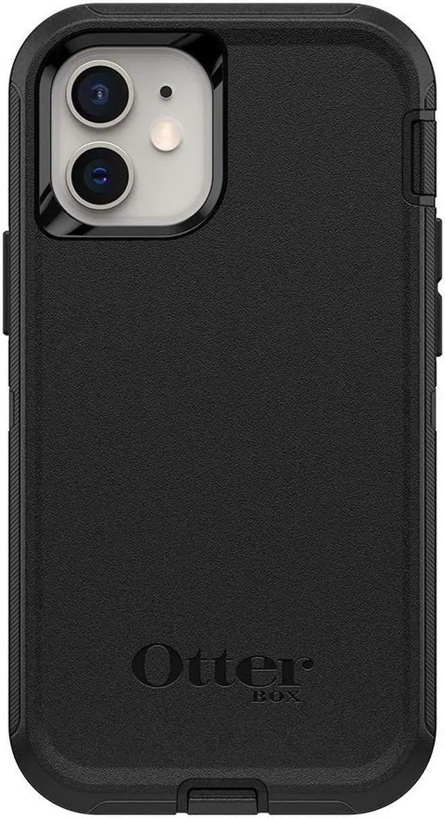 IPH12DB IPHONE 12 AND PRO CASE BLACK DEFENDER SERIES OTTERBOX 77-65401
