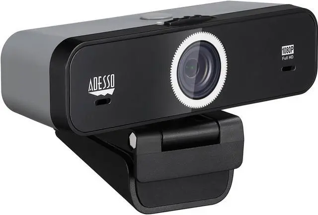 Alt view image 12 of 20 - Adesso CyberTrack K1 Webcam - 2.1 Megapixel - 30 fps - USB 2.0 - 1920 x 1080 Video - CMOS Sensor - Fixed Focus - Microphone - Monitor, Notebook, TV - Windows 10