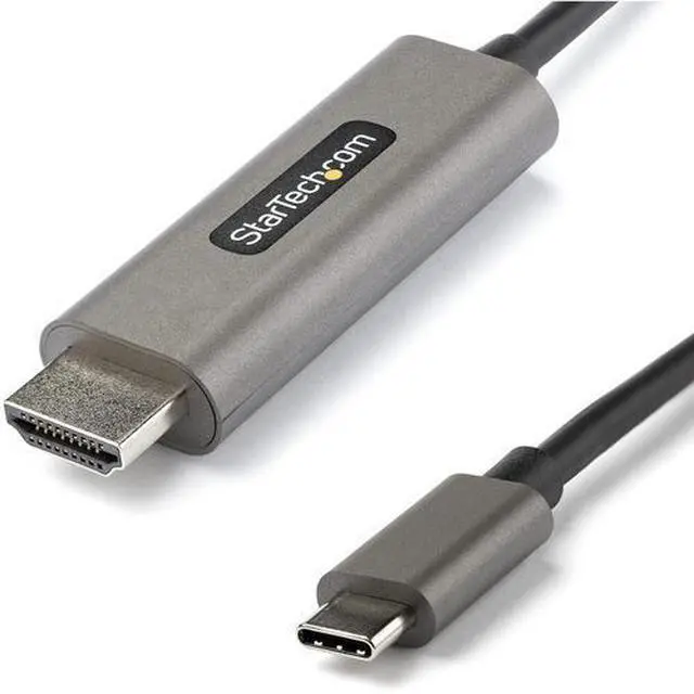 Alt view image 2 of 2 - StarTech.com 16ft (5m) USB C to HDMI Cable 4K 60Hz w/ HDR10 - Ultra HD USB Type-C to 4K HDMI 2.0b Video Adapter Cable - USB-C to HDMI HDR Monitor/Display Converter - DP 1.4 Alt Mode HBR3 (CDP2HDMM5MH)