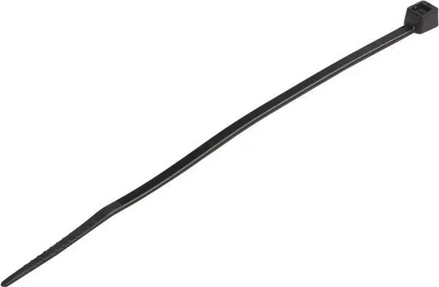 Alt view image 2 of 2 - StarTech 100 Pack 4" Cable Ties Black Small Nylon/Plastic Zip Ties Adjustable Network Cable Wraps UL TAA CBMZT4B