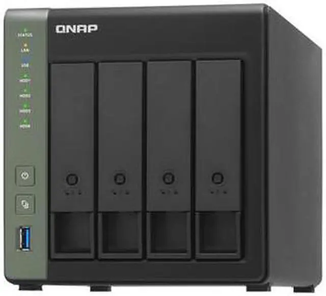 Alt view image 7 of 14 - QNAP TS-431X3-4G-US 4 Bay Diskless Desktop Network Attached Storage