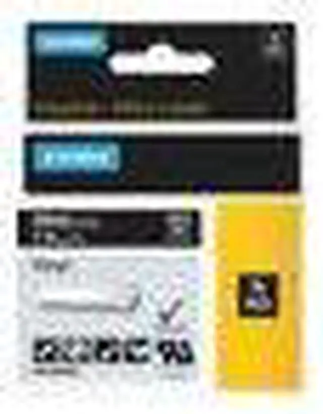 Alt view image 10 of 12 - DYMO IND Vinyl Labels 1"