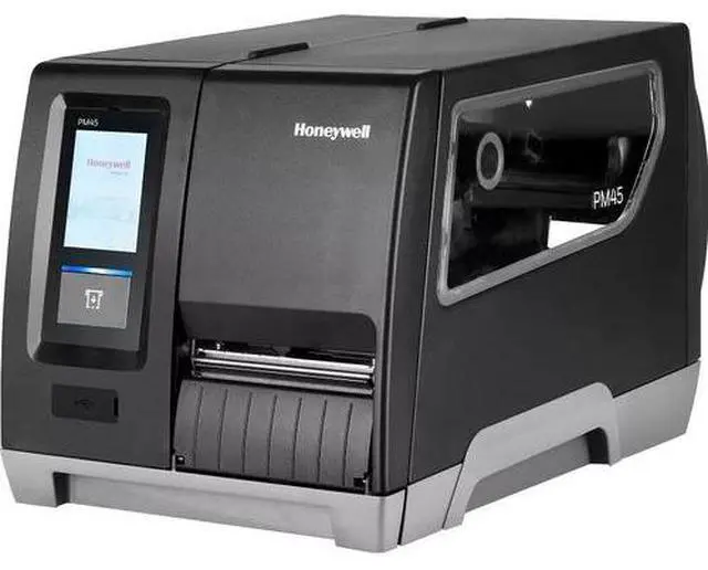 Main image of Honeywell PM45 Industrial Thermal Transfer Printer - Monochrome - Label Print - Gigabit Ethernet - Display Screen - 22" Print Length x 4.16" Print Width - 5.91 in/s Mono - 600 dpi  PM45A10010030600