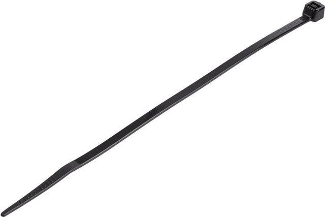Alt view image 2 of 2 - StarTech 100 Pack 6" Cable Ties Black Medium Nylon/Plastic Zip Ties Adjustable Network Cable Wraps UL TAA CBMZT6B