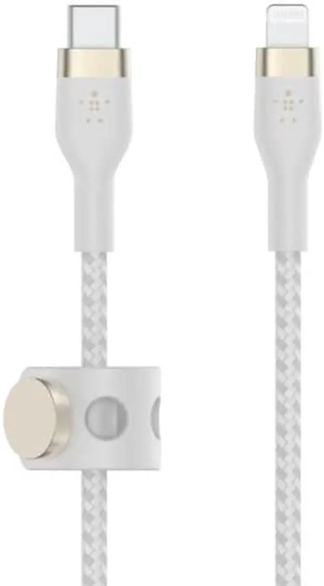 Alt view image 5 of 6 - Belkin USB-C  CAA011BT2MWH Cable with Lightning Connector 2M, WHITE