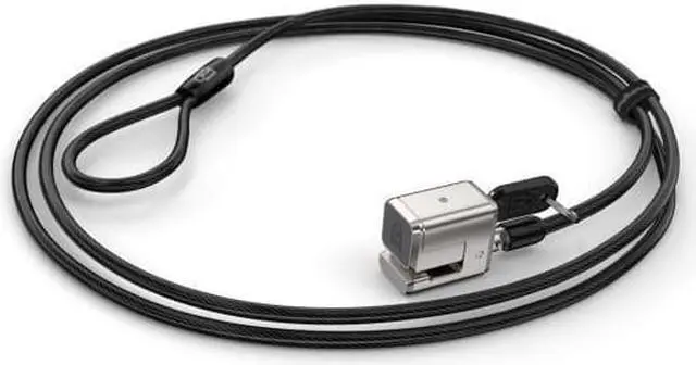 Alt view image 8 of 9 - Kensington Keyed Cable Lock for Surface Pro and Surface Go - Black, Silver - Carbon Steel, Plastic - 5.91 ft - For Notebook