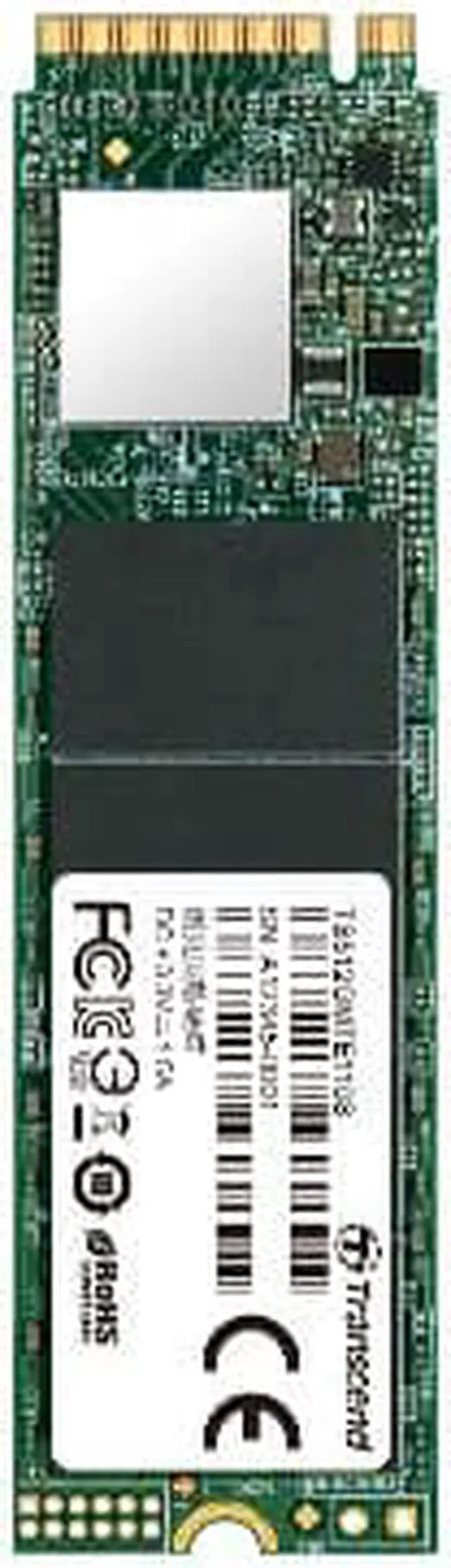 Alt view image 2 of 13 - transcend 256gb nvme pcie gen3 x4 mte110s m.2 ssd solid state drive ts256gmte110s