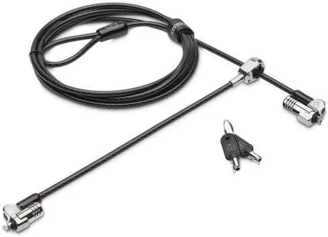 Alt view image 9 of 13 - Kensington NanoSaver Keyed Dual Head Laptop Lock for Ultra-Thin Laptops/Tablets and Other Devices (K64448WW)