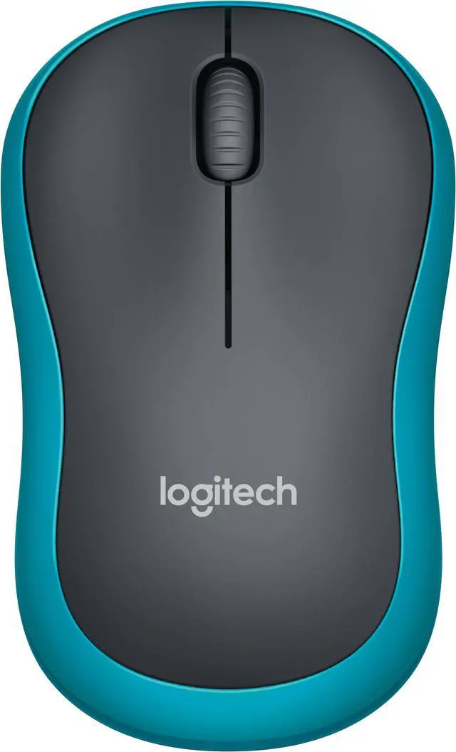 Alt view image 4 of 4 - Logitech M185 Wireless Optical Mouse Blue