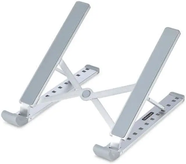 Alt view image 2 of 2 - StarTech Foldable Laptop Riser Stand Silver LAPTOPRISERBAR