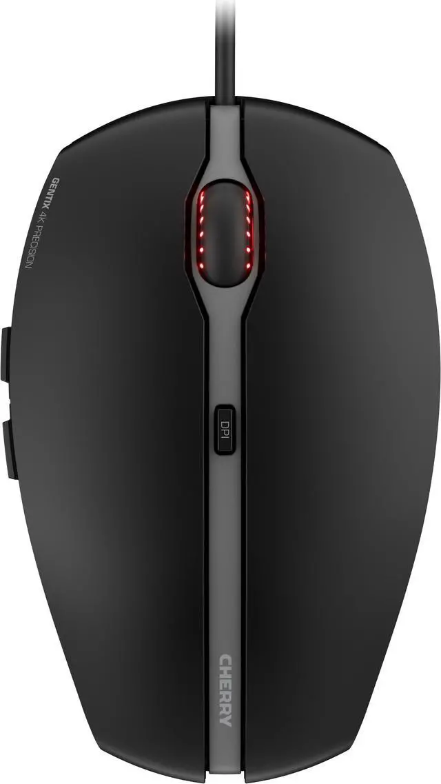 Alt view image 4 of 8 - cherry gentix 4k mice usb optical 3600 dpi ambidextrous