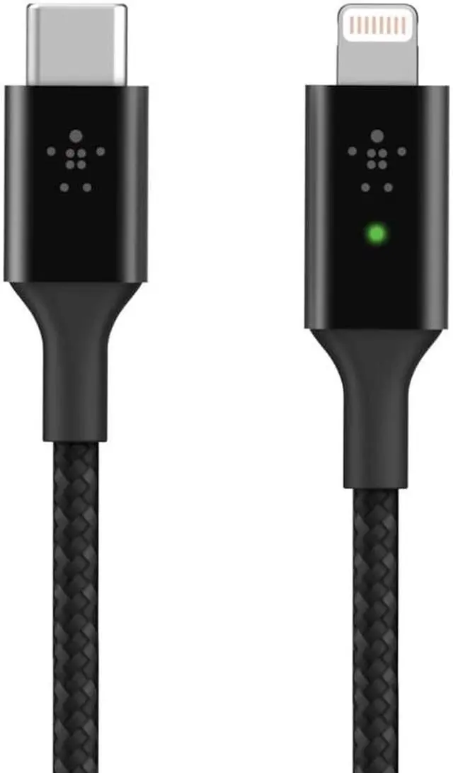 Alt view image 3 of 3 - Belkin Lightning/USB-C Data Transfer Cable CAA006bt04BK