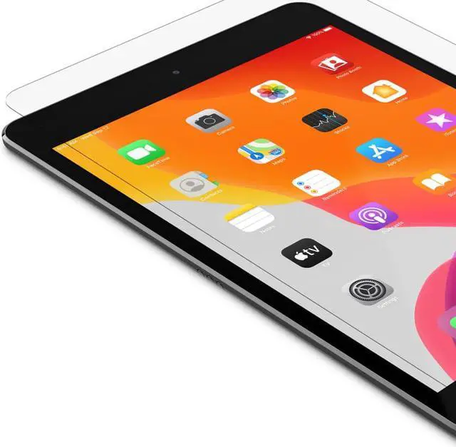 Alt view image 2 of 2 - Belkin Screen Force Tempered Glass Screen Protector for iPad Transparent OVI002ZZ