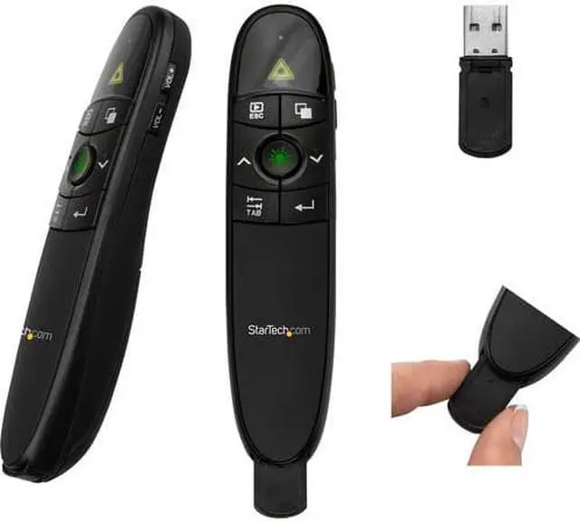Alt view image 7 of 8 - StarTech.com Presentation Remote - Wireless Presenter - PowerPoint Remote Presentation Clicker - 90ft / 27m