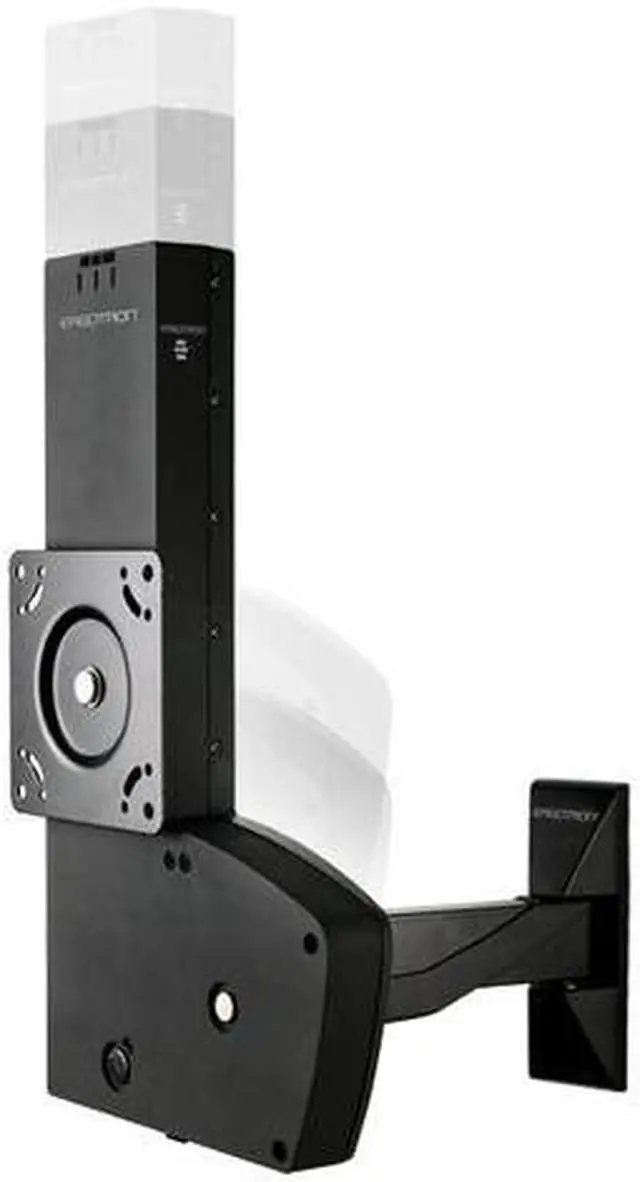 Alt view image 20 of 20 - Ergotron - 61-113-085 - Ergotron Wall Mount for Flat Panel Display - Black - 27 to 42 Screen Support