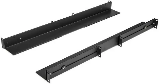 Alt view image 3 of 13 - StarTech.com UNIRAILS1UB 1U Server Rack Rails with Adjustable Mounting Depth