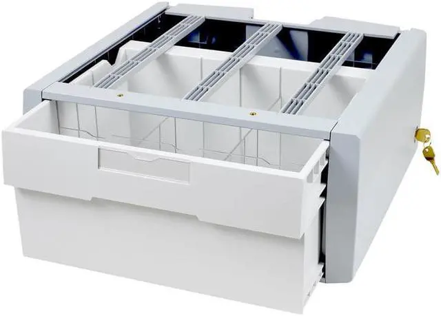 Alt view image 10 of 16 - Ergotron 97-974 Sv43/44 Supplemental Single Tall Drawer.Attaches Under A Carts Primary