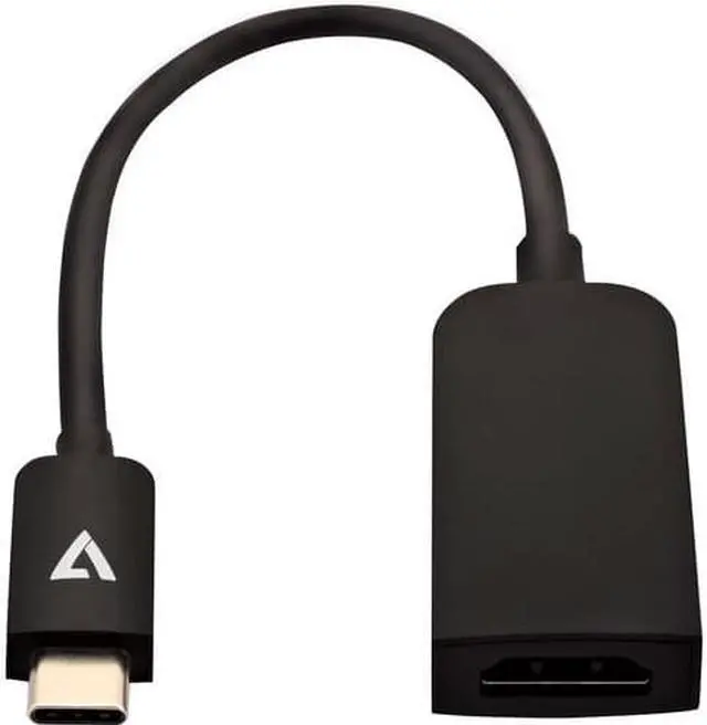 Alt view image 6 of 7 - V7 USB-C m to HDMI f Adapter Black Slim V7UCHDMISL1E