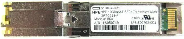Alt view image 6 of 6 - HP 10GBaseT SFP+ Transceiver