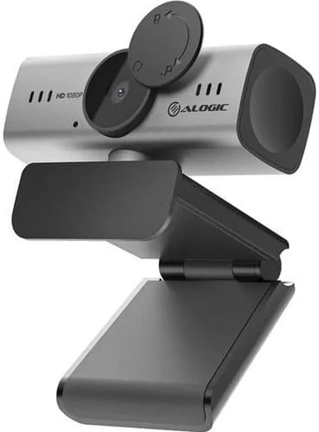 Alt view image 2 of 2 - Alogic A09 Webcam 2 Megapixel 30 fps Silver Black USB Type A 1 Pack IUWA09