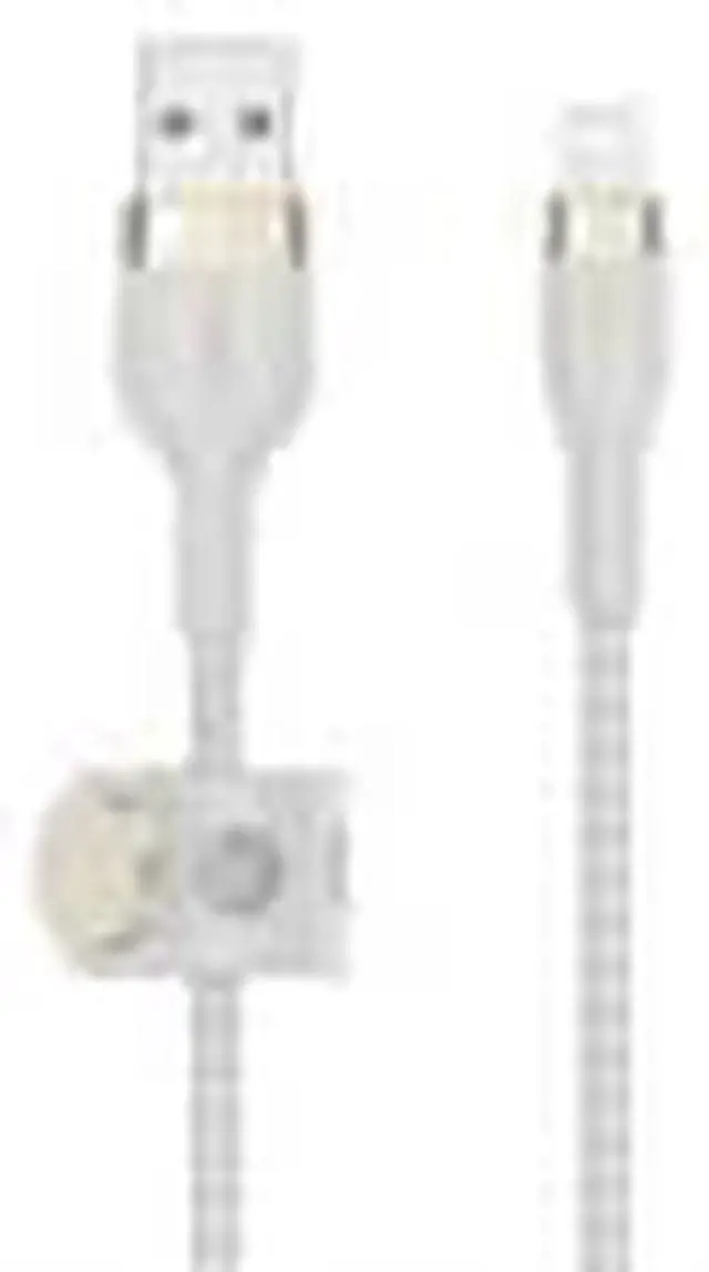 Alt view image 5 of 5 - USB A to LTG BRAID SIL 1M W
