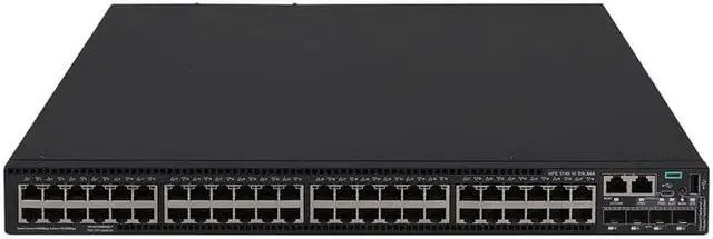 Main image of HPE FlexNetwork 5140 HI - Switch - 1-slot - L3 - Managed - 48 x 10/100/1000 + 4 x 10 Gigabit SFP+ - side to back airflow