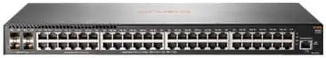 Main image of HPE Aruba 2930F 48G 4SFP - Switch - L3 - Managed - 48 x 10/100/1000 + 4 x Gigabit SFP (uplink) - rack-mountable