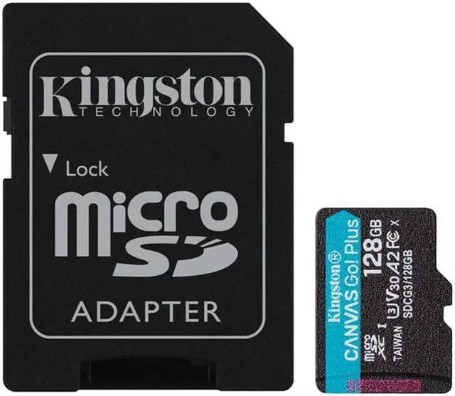 Alt view image 16 of 18 - Kingston Canvas Go! Plus 128 Gb Class 10/Uhs-I (U3) Microsdxc