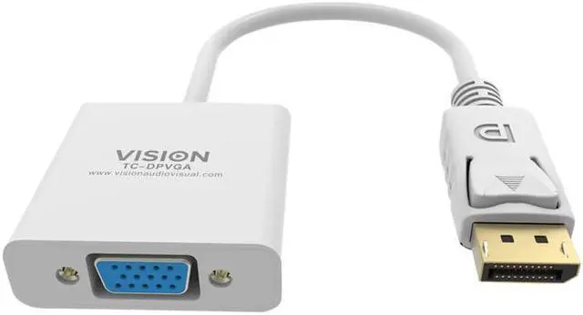 Main image of VISION Professional installation-grade DisplayPort to VGA adaptor - LIFETIME WARRANTY - maximum resolution 1920 x 1080 -