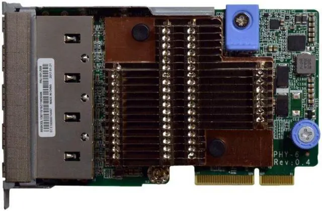 Alt view image 5 of 17 - Lenovo ThinkSystem 10Gb 4-Port Base-T LOM