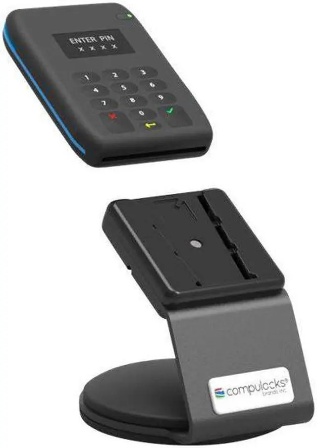 Alt view image 5 of 5 - Compulocks Universal EMV - Smartphone Security Stand Black