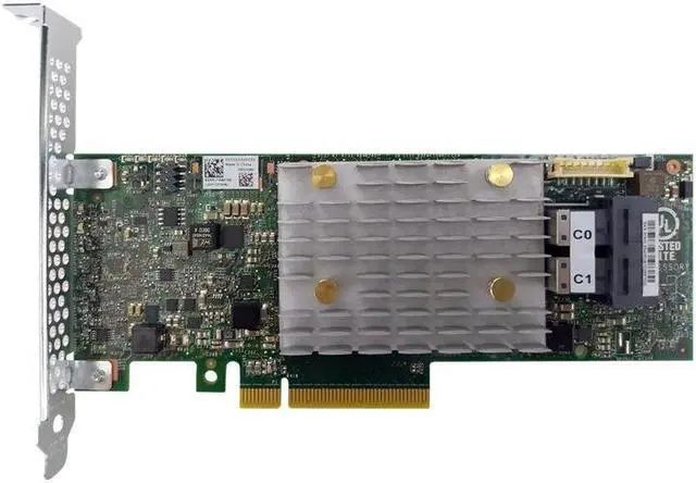 Alt view image 7 of 7 - Lenovo 4Y37A72483 PCI-Express 3.0 x8 Low Profile SAS ThinkSystem RAID 9350-8i 2GB Flash PCIe 12Gb Adapter