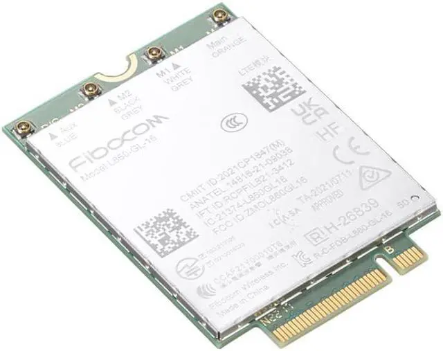 Main image of Fibocom L860-GL-16 - Wireless cellular modem - 4G LTE - M.2 Card - for ThinkPad P14s Gen 3 21AK, 21AL, 21J5, 21J6, T14 G