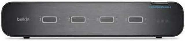 Alt view image 4 of 6 - Belkin Universal 2nd Gen Secure KVM Switch 4-Port Dual Head w/ CAC F1DN204KVMUN4