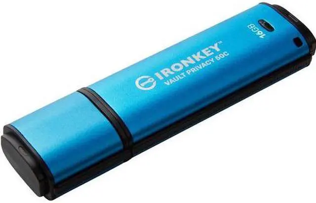 Alt view image 4 of 4 - Kingston Vault Privacy 50 Series 16GB USB-C 3.2 Gen 1 Flash Drive IKVP50C16GB