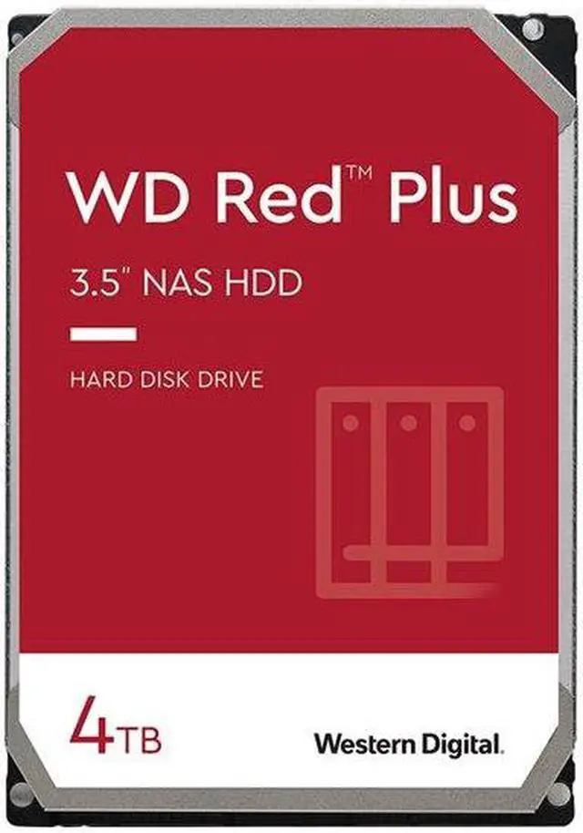 Alt view image 5 of 11 - Western Digital Hard Drive WD40EFPX-RET 4TB 3.5" WD Red Plus NAS HD SATA 256MB