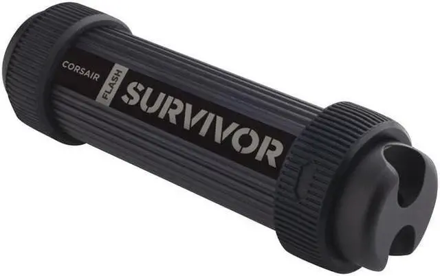 Alt view image 8 of 8 - 1TB Corsair Survivor USB3.0 Type-A Flash Drive - Black