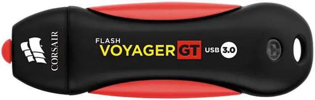 Alt view image 9 of 9 - 1TB Corsair Voyager GT USB3.2 Type-A Flash Drive - Black, Red