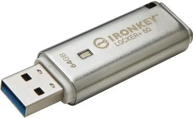 Alt view image 15 of 18 - IronKey Locker+ 50 USB Flash Drive IKLP5064GB