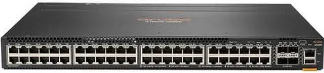 Alt view image 6 of 6 - Aruba 6300M 48-port 1GbE and 4-port SFP56 Switch JL663A