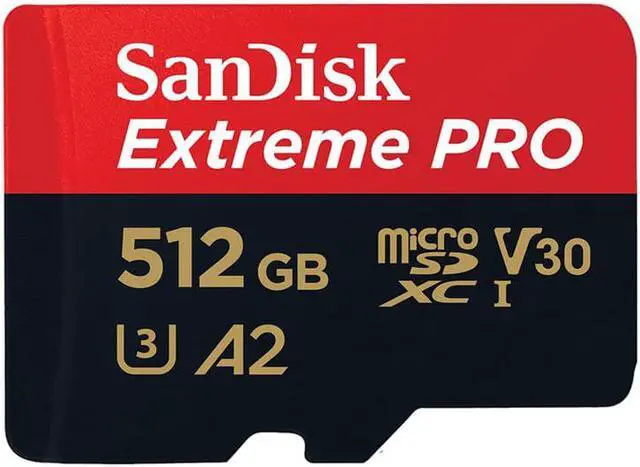 Alt view image 5 of 17 - SanDisk 512GB Extreme PRO A2 microSDXC Card UHS-I U3 V30 Read Speed up to 200MB/s for 4K UHD Video (SDSQXCD-512G-GN6MA)