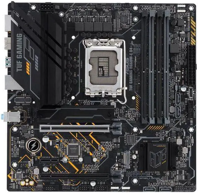 Main image of ASUS TUF Gaming B660M-E D4 Intel LGA 1700 Micro ATX DDR4 Motherboard