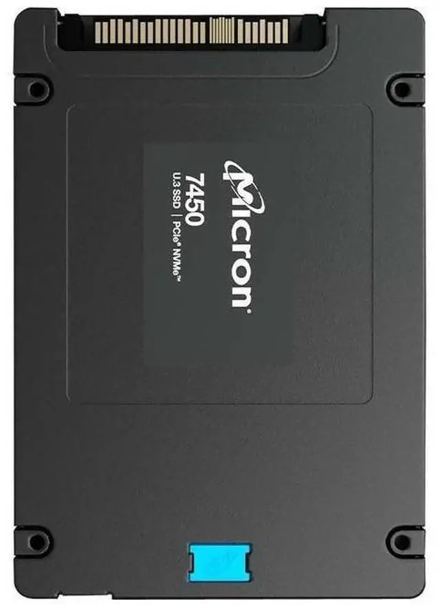Alt view image 3 of 6 - MTFDKCB960TFR-1BC1ZABYYR MICRON 7450 PRO 960GB NVME 2 5" U.3 (7MM) SSD