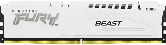 Alt view image 2 of 2 - Kingston 32GB 6000MT/s DDR5 CL36 DIMM FURY Beast White EXPO