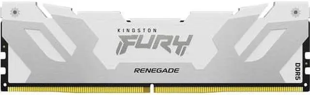 Alt view image 2 of 11 - Kingston 32GB 6000MT/s DDR5 CL32 DIMM FURY Renegade RGB White XMP