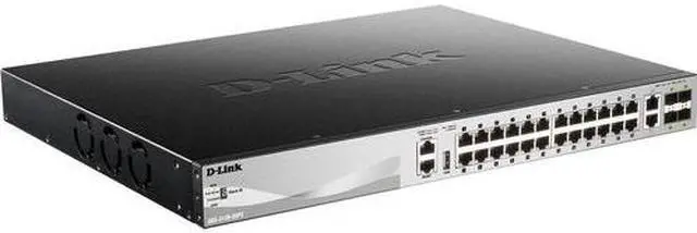 Alt view image 3 of 15 - D-Link DGS-3130-30PS Ethernet Switch