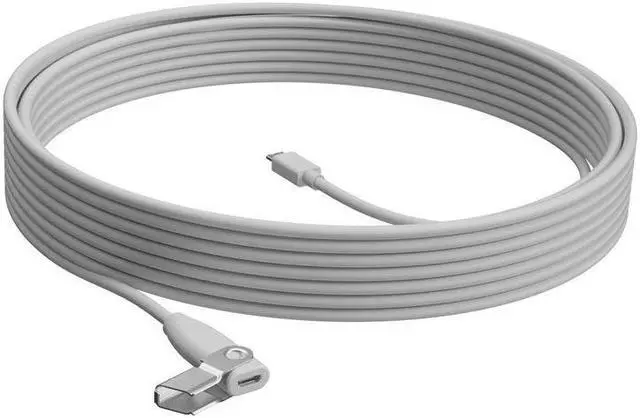 Alt view image 19 of 20 - Logitech Rally Mic Pod Extension Cable 10 meter Extension Cable 952000047