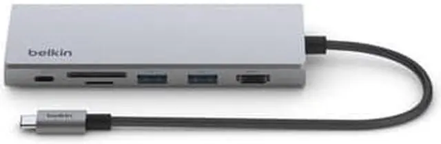 Alt view image 7 of 12 - Belkin USB-C 7-IN-1 MULTIMEDIA HUB GEN 2 Model INC009BTSGY
