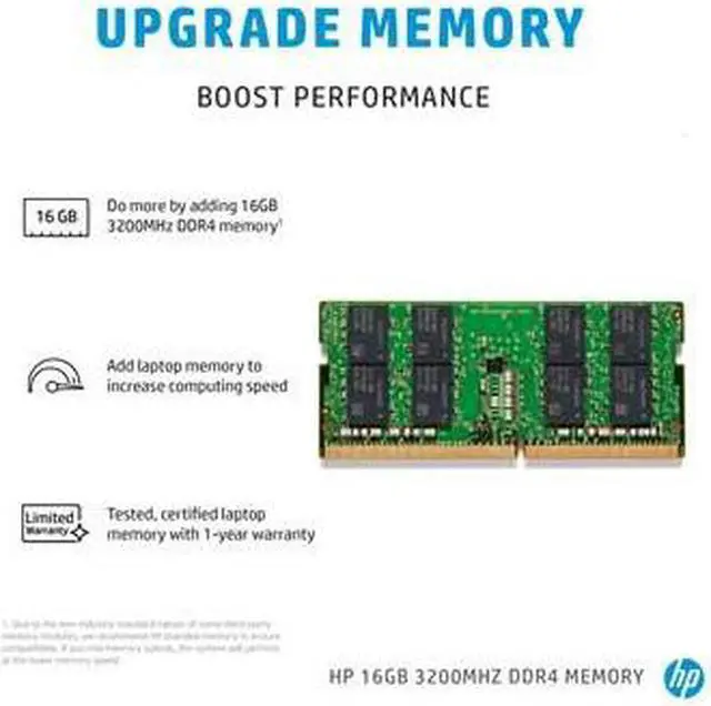 Alt view image 8 of 11 - HP 16GB DDR4 SDRAM Memory Module 286J1AAABA