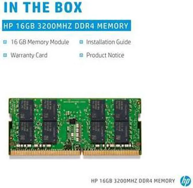 Alt view image 10 of 11 - HP 16GB DDR4 SDRAM Memory Module 286J1AAABA